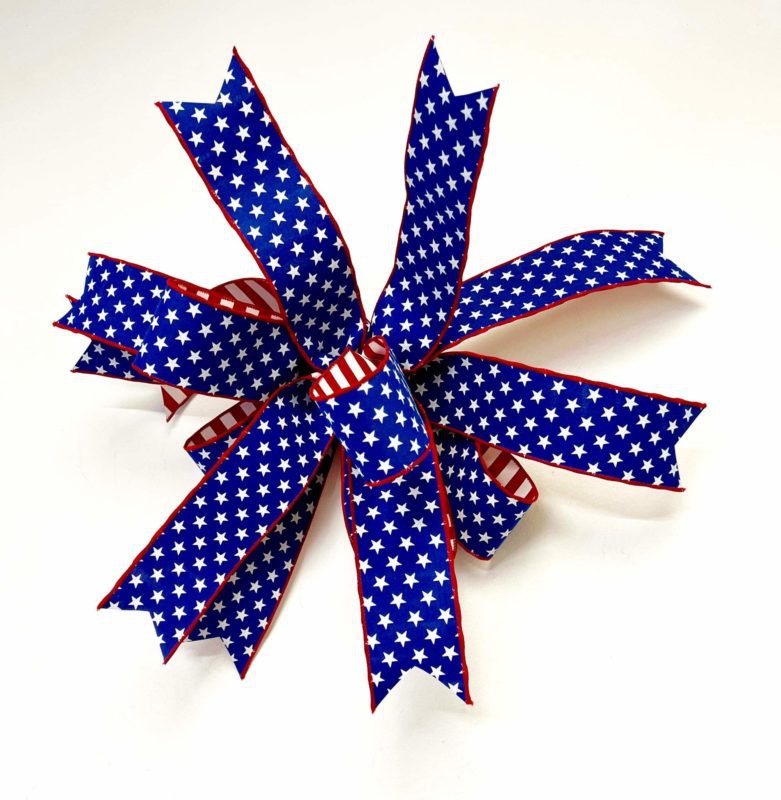 DIY 4th of July Bow