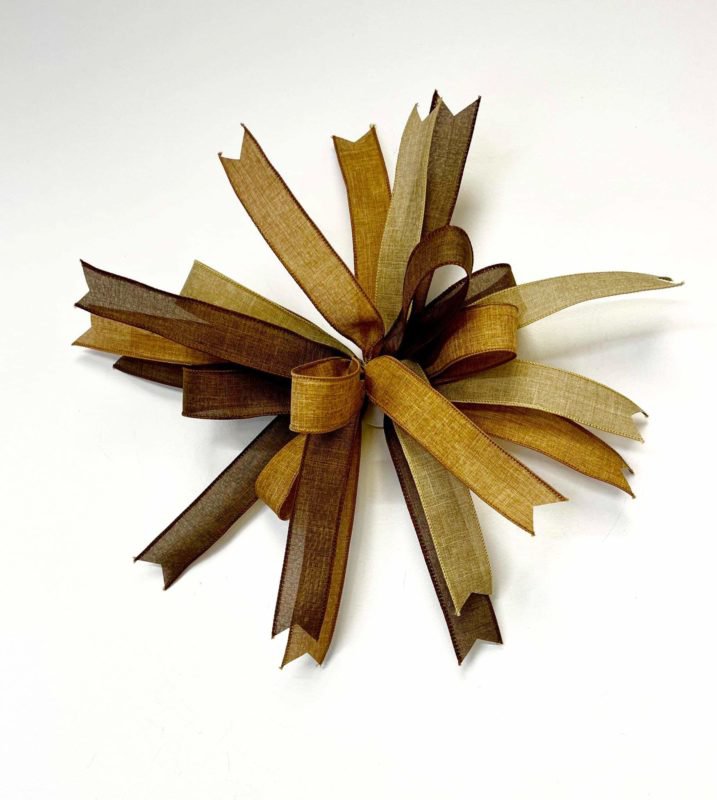 DIY Three Ribbon chocolate Bow