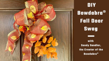 autumn door swag