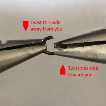 How to Open a Jump Ring Step 2