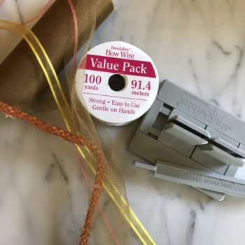 Supplies for Fall Banner Bows