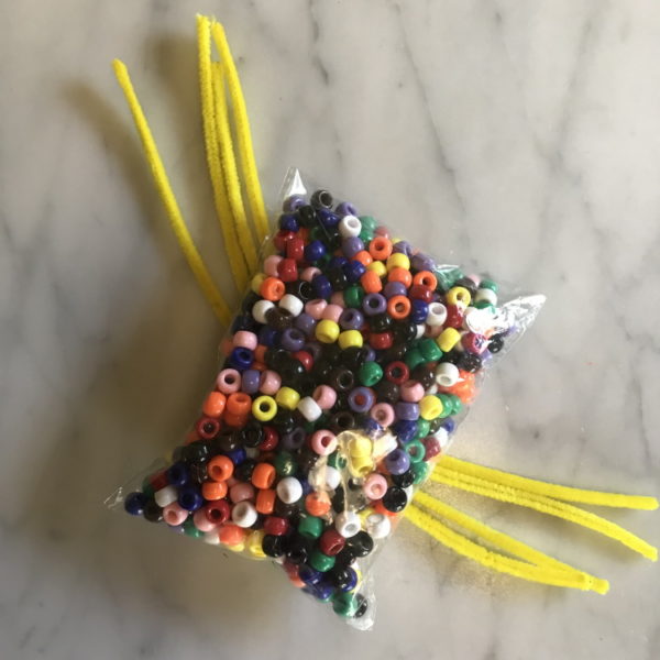 Make An Indian Corn Decoration With Pipe Cleaners And Beads   1 Supplies For Indian Corn Decoration 600x600 