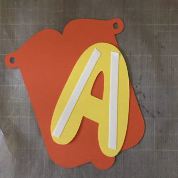 Adhere Letters to Banners