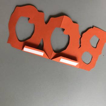 Put Double Sided Tape on Tabs