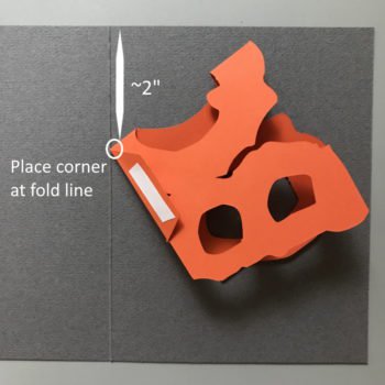 Position BOO Inside Card