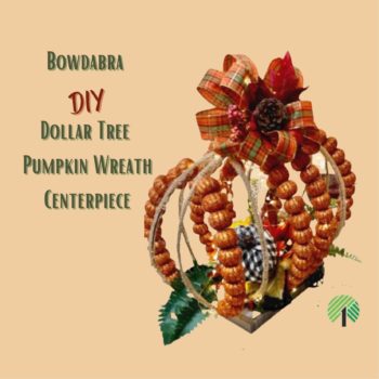 pumpkin wreath centerpiece