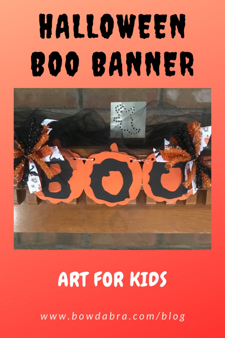 How to Make the Perfect Halloween BOO Banner Accented with Wicked Bows ...