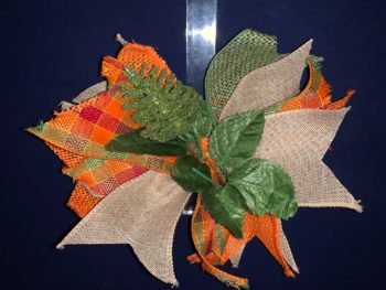 diy fall bow