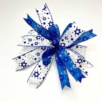 Funky Bow for Hanukkah