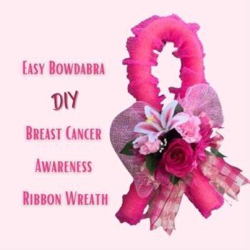 Breast Cancer Awareness Wreath