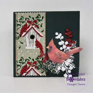 How to use Bowdabra ribbon to elegantly embellish a greeting card