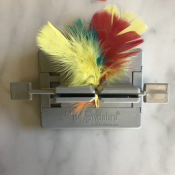 Compress Feathers with Wand