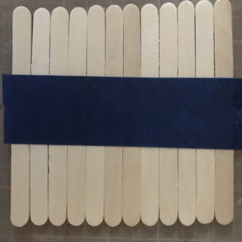 Painter's Tape on Craft Sticks