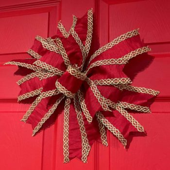 Christmas Tree Topper Bow