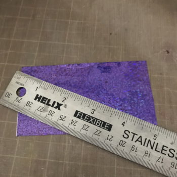 Cut Vinyl to Bottle Dimensions