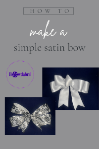 Learn how super easy it is to make a simple satin bow with Bowdabra