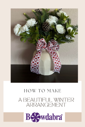 beautiful winter arrangement