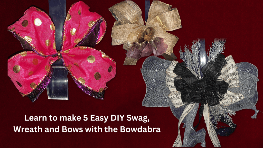 DIY Swag, Wreath and Bows