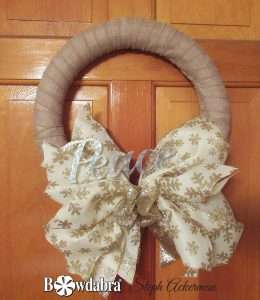 Easy how to – Multi use Winter bow with Bowdabra bow maker
