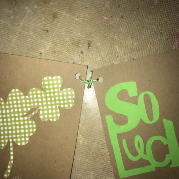 Tie Banner Segment Together with Twine