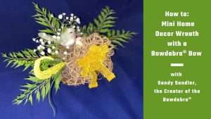 How to make the most adorable spring mini wreath with Bowdabra