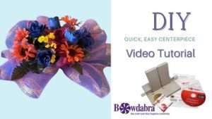 How to make an awesome budget friendly centerpiece with Bowdabra