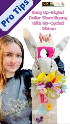 easter bunny door hanger