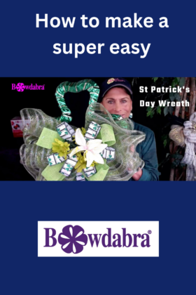 St. Patrick's day clover wreath