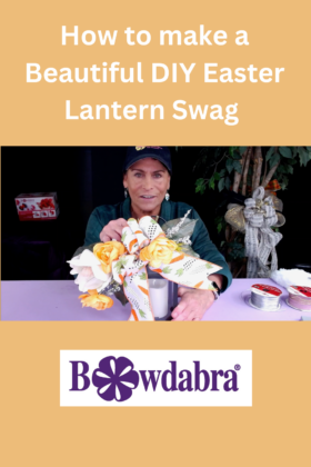 DIY Easter lantern swag