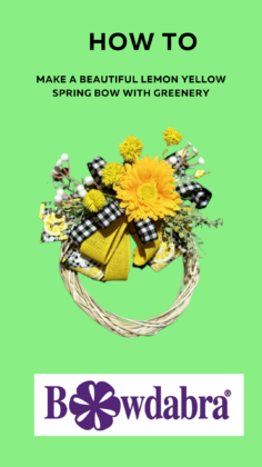 yellow spring bow
