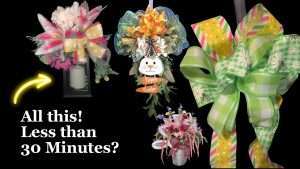 Amazing! Easily Create a Swag, a Lantern Bow, and More In Less Than 30 Minutes