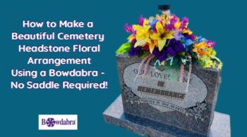 cemetery headstone arrangement