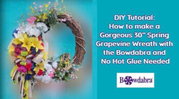 colorful spring wreath