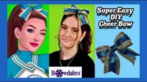 Video DIY how to easily make an adorable Bowdabra cheer bow