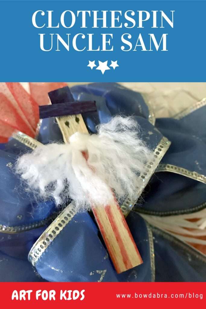 Clothespin Uncle Sam