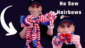 Patriotic video DIY – make these two stunning hair bows guaranteed to please.