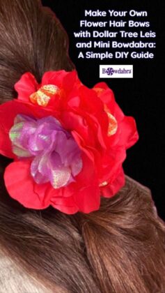 floral claw hair clip