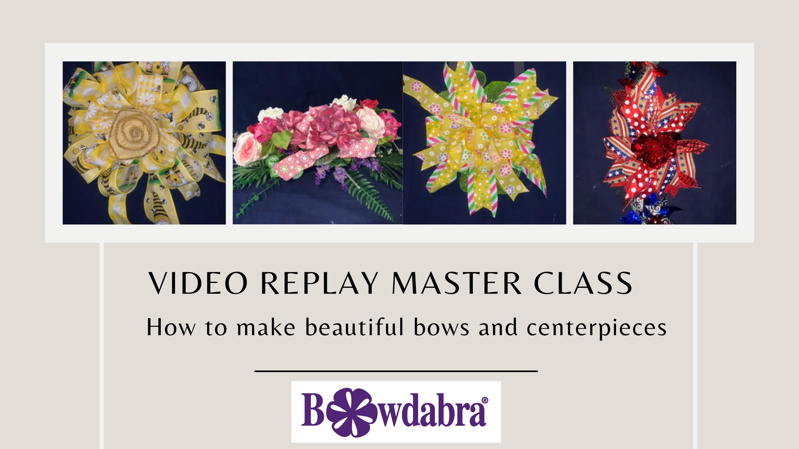 Big Bow Bunny Crafts Tutorials - Bowdabra Crafts Making Idea