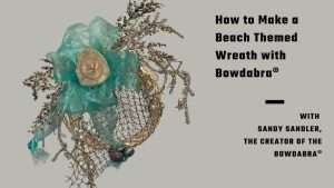 Video DIY – How to make this quick and easy beach themed wreath