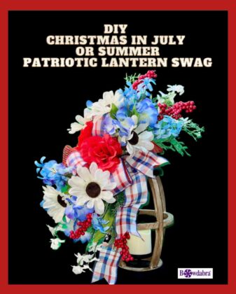 patriotic lantern swag