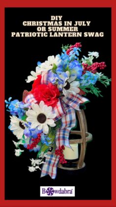 patriotic lantern swag