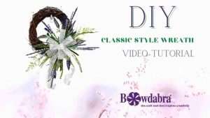 Wow! Watch this Bowdabra special DIY video how to make an absolutely gorgeous wreath