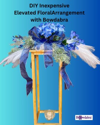elevated floral arrangement