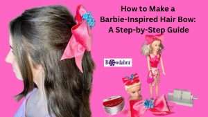 How to make a quick Barbie inspired hair bow: Simple step by step guide