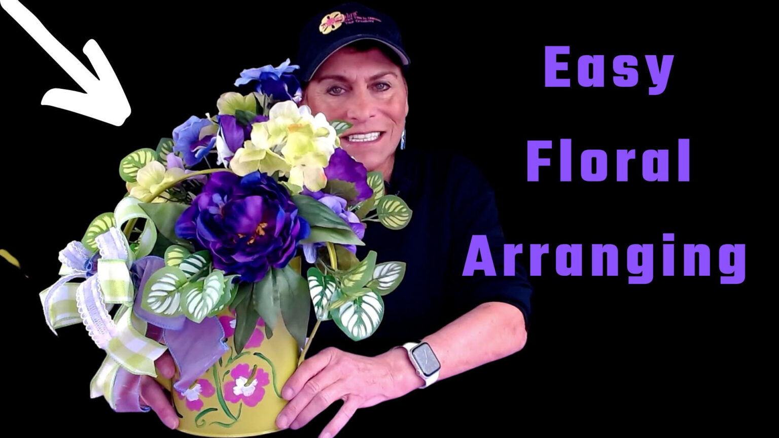 How To Make An Amazing Watering Can Floral Arrangement Quick And Easy Bowdabra