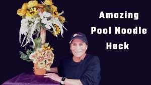 Easy craft hack – How to quickly make a pool noodle into a fun Bowdabra topiary