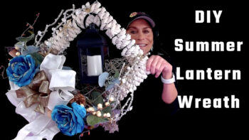 dollar store square wreath