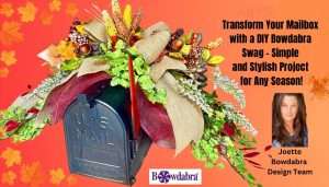 Video DIY – How to quickly convert your mailbox into a stunning floral masterpiece