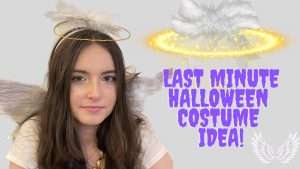 Last minute Halloween – How to quickly make an amazing angel costume