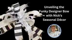 How to Video DIY – Unlocking the secrets for an special funky designer bow